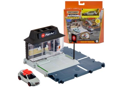 Matchbox Skutečná dobrodružství Pizza Hut + vozidlo HJT90