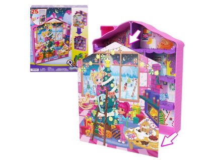 Mattel Polly Pocket Adventní kalendář 25 překvapení HKW16