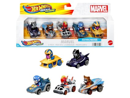 Hot Wheels RacerVerse Marvel Vozidla 5-pack HPN40