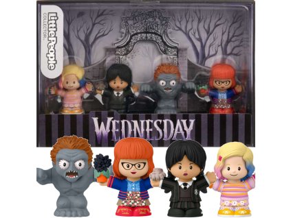Wednesday Sada sběratelské figurky 6 cm Enid Sinclair Dr Valerie Kinbott monstrum Hyde
