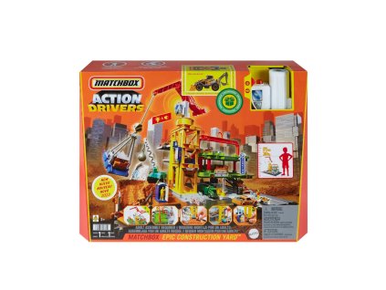 Matchbox Skutečná dobrodružství Stavební zóna se světlem a zvukem HPD63
