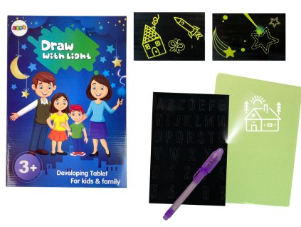 Magic Light Drawing Tablet Grafické Nápisy