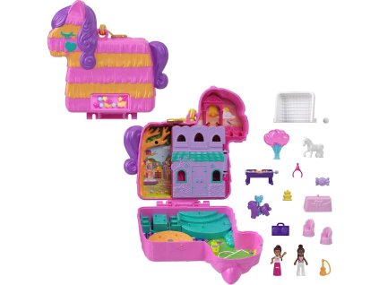 Polly Pocket Kompaktní sada Párty s piñatou HKV32