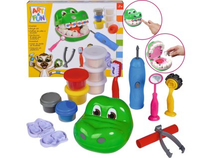 Malý zubař Crocodile Set + příslušenství