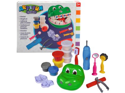 Malý zubař Crocodile Set + příslušenství