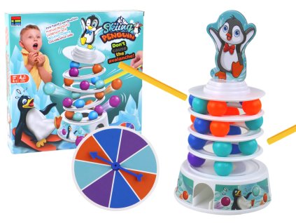 Arkádová hra Penguin Balls Slide Tower Balls