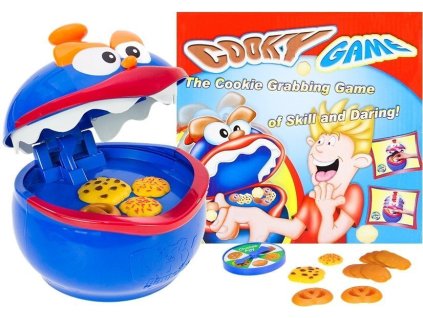Zábavná rodinná hra The Cookie Grabbing Game Požírač sušenek