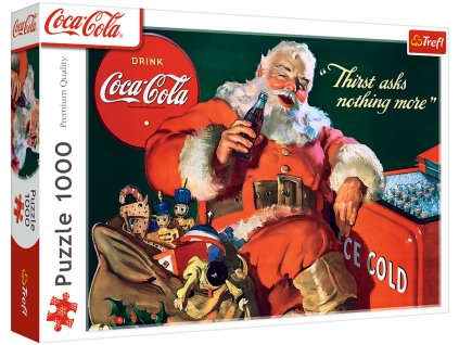 Puzzle 1000 Coca Cola Dárky od Santa Clause Trefl