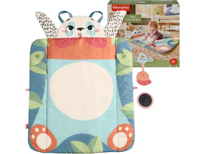 Planet Friends - Veselá Panda, 3v1 Multifunkční hrací podložka pro miminka