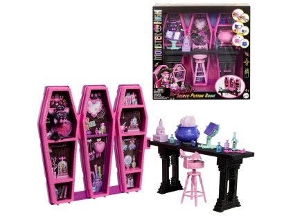 Monster High Tajný Elixírový Pokoj Draculaura + doplňky JBF15
