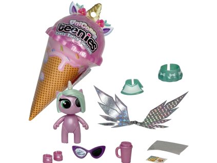 Figurka v rohu Unicornes Teenies jednorožec + příslušenství