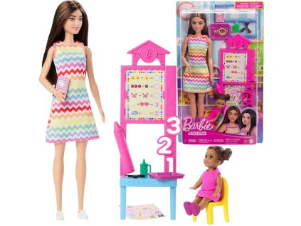 Panenka Barbie – Kariéra, učitelka v mateřské škole, studentka + příslušenství