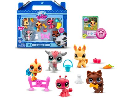 Sada Littlest Pet Shop Farmářští přátelé figurky + příslušenství