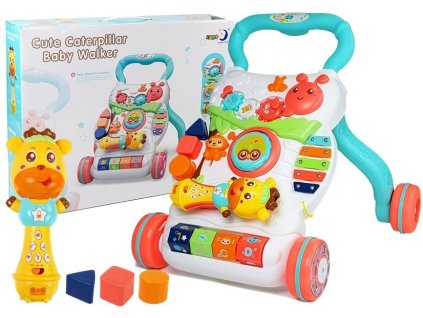 Vzdělávací chodítko pro batolata s interaktivním mikrofonem