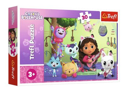 Puzzle 30 dílků - Gabi a její krásný dům Trefl 18301