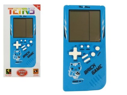 Tetris Brick Game Modrá elektronická hra