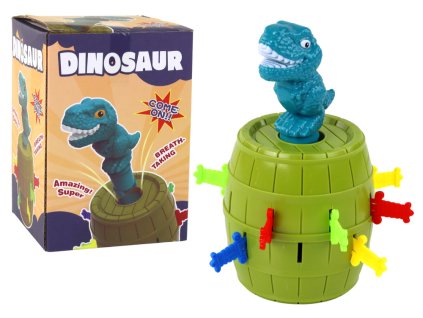 Arkádová hra Dinosaur In Barrel Pop-up Dinosaur