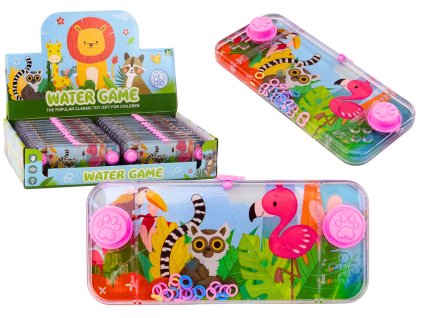 Vodní hra Arcade Console Pink Flamingo Lemur Pad Circles