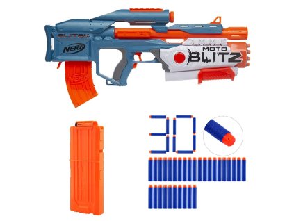 Nerf Elite 2.0 MotoBlitz F5872 + zásobník + 30 šípů waffle