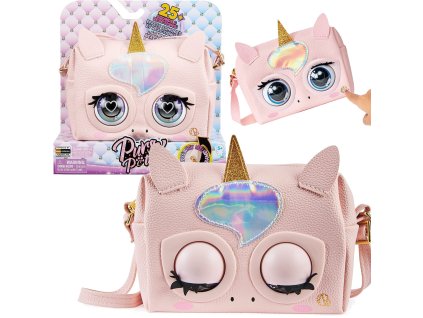 Interaktivní taška Peněženka Pets Glamicorn s očima a zvuky