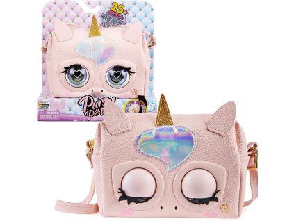 Interaktivní taška Peněženka Pets Glamicorn s očima a zvuky