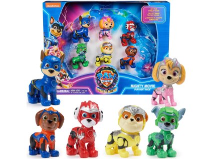 Paw Patrol The Movie 2 barevné sběratelské figurky Psi, 6 balení