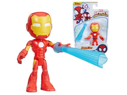 Hasbro Spidey a jeho úžasní kamarádi Figurka Iron Man se zbraní F3998