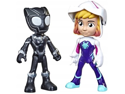 Hasbro Spidey a jeho úžasní kamarádi Sada figurek Black Panther a Ghost-Spider F2244