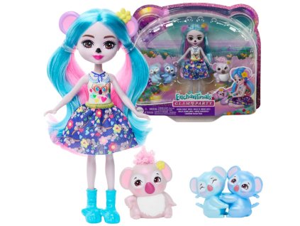 Enchantimals Sada Panenka Karalee a rodina koal HNT61