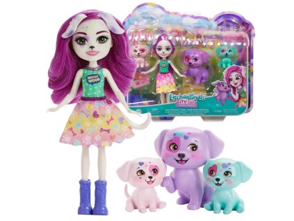 Enchantimals Sada Panenka Dessa a rodina dalmatinů HKN14