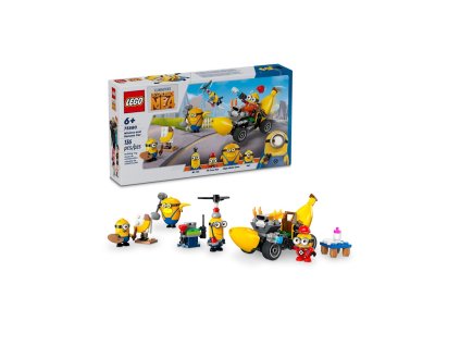 Lego Minions Mimoni a banánovoz 75580