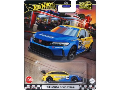 Hot Wheels Boulevard Autíčko '24 Honda Civic Type-R HRT61