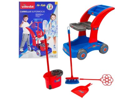 Vileda For Kids Velká Úklidová Sada s Vozíkem