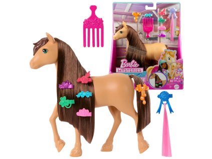 Barbie Kůň Pepper s hřívou na česání HXJ37