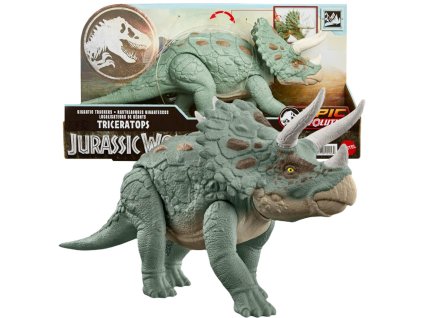 Jurský svět Dinosaur Obří Stopovač Triceratops HTK79