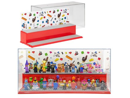 Lego Play and Display Case Vitrína červená 4070