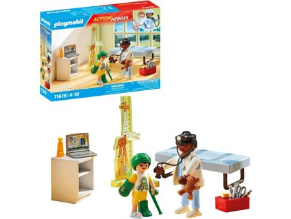 Playmobil Action Heroes Pediatr s plyšovým medvědem 71619
