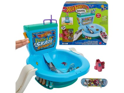 Hot Wheels Skate Sada Šílená Mušle + prstová deska a pár bot HXL16