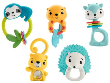 Fisher-Price Náhodná hračka Chrastítko / Kousátko pro miminko 3m+