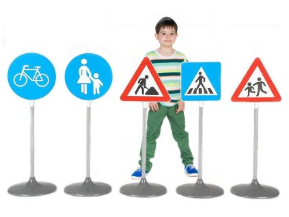 Klein 2993 Velké dopravní značky sada 5 ks