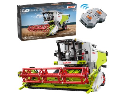 Stavebnice CaDA Kombajn Claas Dominator 370 v měřítku 1:17 58 cm 4567 dílů