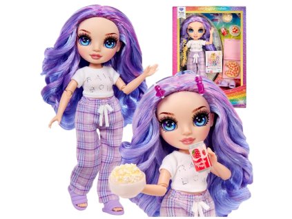 Rainbow High Junior panenka Violet Willow Pajama Party 503705