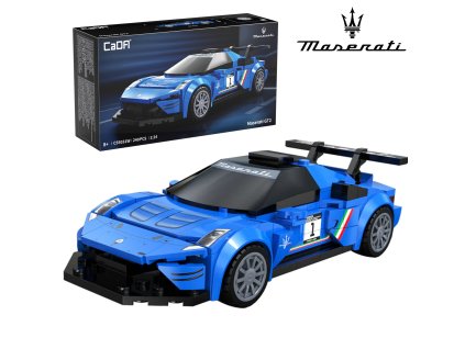 Stavebnice CaDA Auto Maserati GT2 Závodní vůz 15,5 cm 240 ks 1:24 C55031W