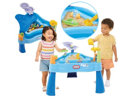 Bluey Vodní stůl Pískoviště Little Tikes zahradní + figurky a doplňky