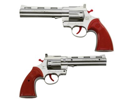 Revolver na kapsle – zlatý, zvuková imitace výstřelu