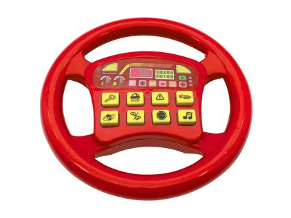 Interaktivní volant do auta Zvuky Červený