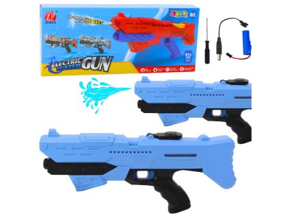 Vodní puška elektrická automatická modrá dostřel 10 m