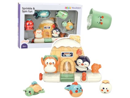 Interaktivní hračka do koupele pro batole mořská zvířátka