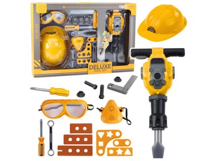 DIY sada nářadí – pneumatické kladivo, bateriové, 21 ks
