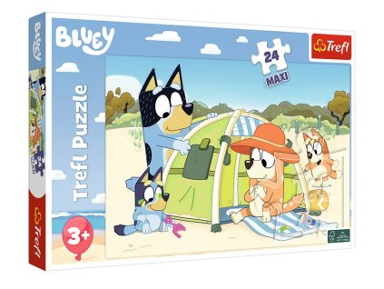 Puzzle 24 Maxi - Modrý skvělý den Trefl 14357